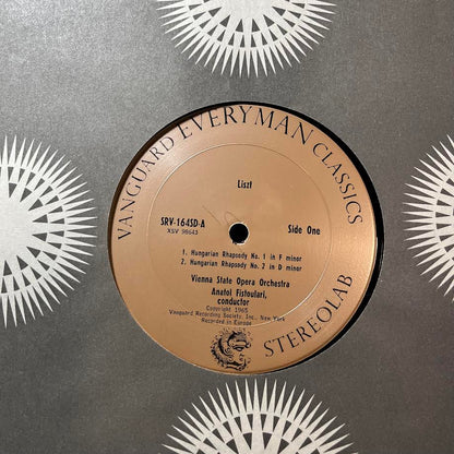 Franz Liszt - Four Hungarian Rhapsodies (VINYL) | Near Mint- (NM-) Near Mint (NM)-