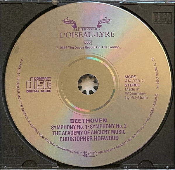 Ludwig Van Beethoven - Symphonies 1 & 2 (CD) | Near Mint (NM) Near Mint (NM)-