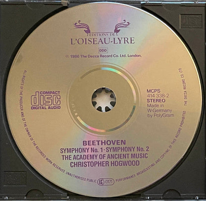 Ludwig Van Beethoven - Symphonies 1 & 2 (CD) | Near Mint (NM) Near Mint (NM)-
