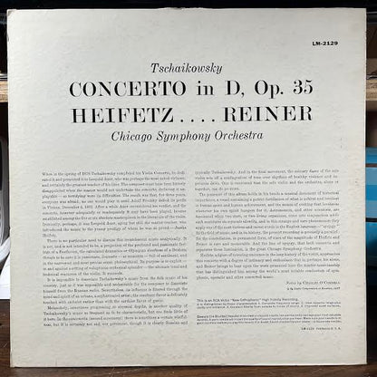 Pyotr Ilyich Tchaikovsky - Concerto For Violin In D Major (VINYL) | Near Mint- (NM-) Near Mint- (NM-)-