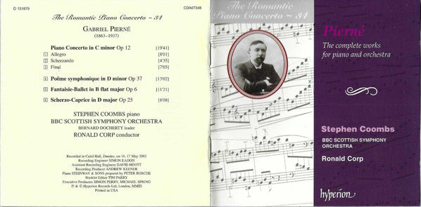 Gabriel Pierné - The Complete Works For Piano And Orchestra | Near Mint (NM) Near Mint (NM)-