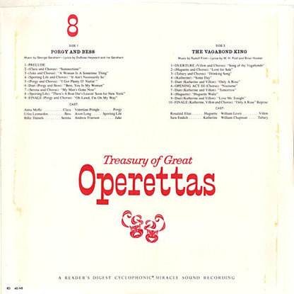 Various - Treasury Of Great Operettas | Near Mint (NM) Very Good (VG)-