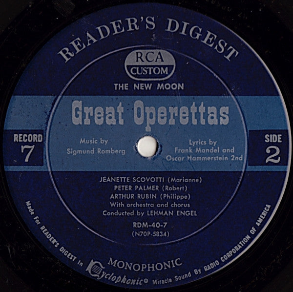 Various - Treasury Of Great Operettas | Near Mint (NM) Very Good (VG)-