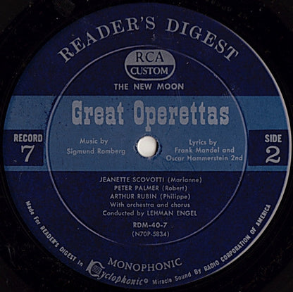Various - Treasury Of Great Operettas | Near Mint (NM) Very Good (VG)-