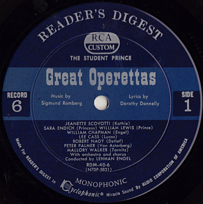 Various - Treasury Of Great Operettas | Near Mint (NM) Very Good (VG)-