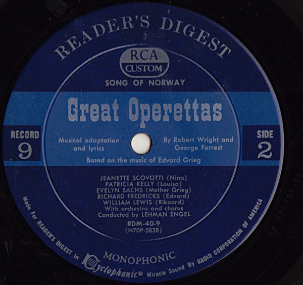 Various - Treasury Of Great Operettas | Near Mint (NM) Very Good (VG)-