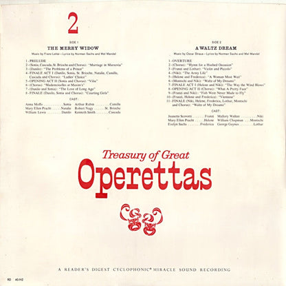 Various - Treasury Of Great Operettas | Near Mint (NM) Very Good (VG)-