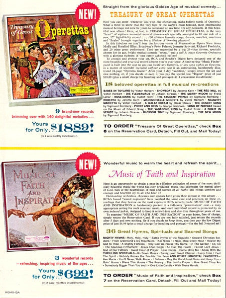 Various - Treasury Of Great Operettas | Near Mint (NM) Very Good (VG)-