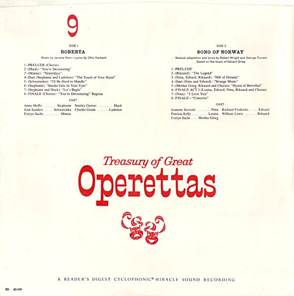Various - Treasury Of Great Operettas | Near Mint (NM) Very Good (VG)-