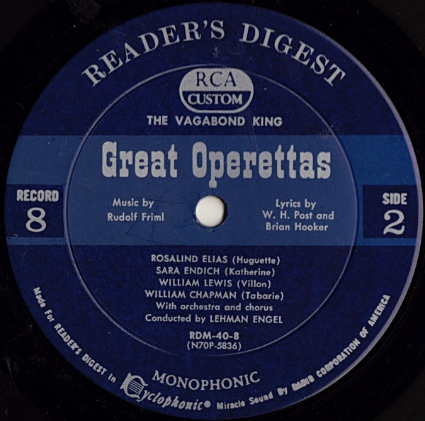 Various - Treasury Of Great Operettas | Near Mint (NM) Very Good (VG)-