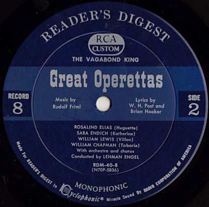 Various - Treasury Of Great Operettas | Near Mint (NM) Very Good (VG)-