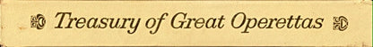 Various - Treasury Of Great Operettas | Near Mint (NM) Very Good (VG)-