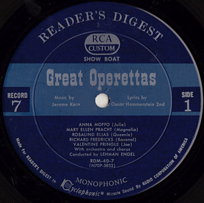Various - Treasury Of Great Operettas | Near Mint (NM) Very Good (VG)-