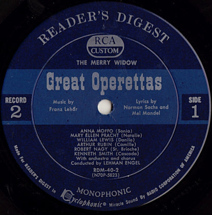 Various - Treasury Of Great Operettas | Near Mint (NM) Very Good (VG)-