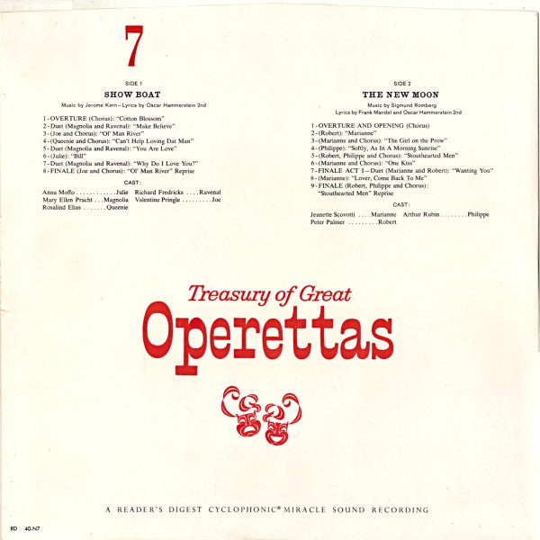 Various - Treasury Of Great Operettas | Near Mint (NM) Very Good (VG)-