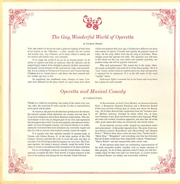 Various - Treasury Of Great Operettas | Near Mint (NM) Very Good (VG)-