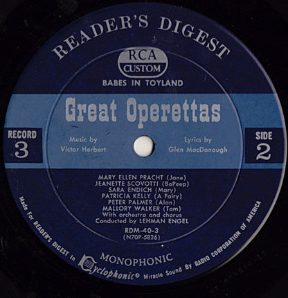 Various - Treasury Of Great Operettas | Near Mint (NM) Very Good (VG)-