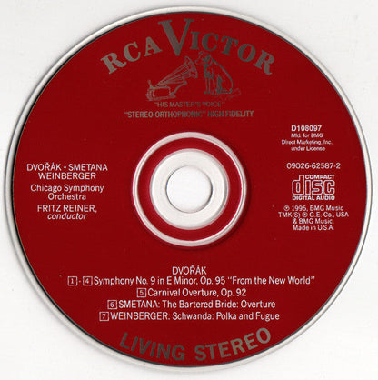 Antonín Dvořák - New World Symphony And Other Orchestral Masterworks (CD) | Near Mint (NM)-