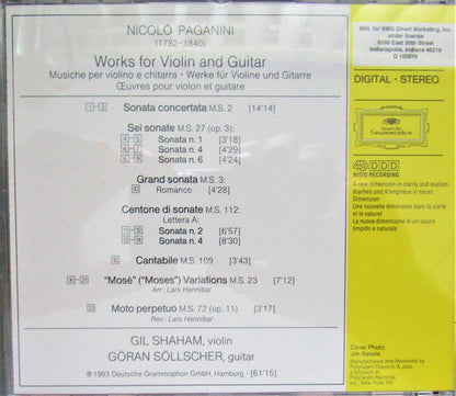 Niccolò Paganini - Paganini For Two (CD) | Near Mint (NM) Near Mint (NM)-