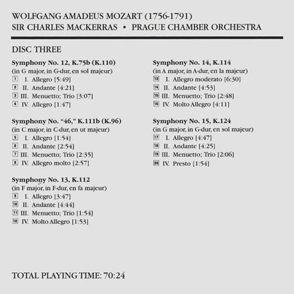Wolfgang Amadeus Mozart - The Symphonies (10x CD Telarc ‎– CD 80729) | USED Near Mint (NM or M-) Near Mint (NM)-