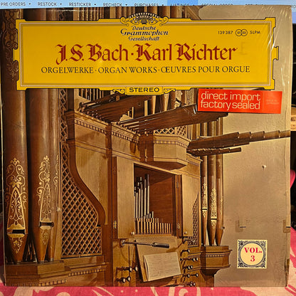 Johann Sebastian Bach - Orgelwerke = Organ Works = Œuvres Pour Orgue (Vol. 3) *SHRINK/GERMANY* | Near Mint (NM) Near Mint (NM)-