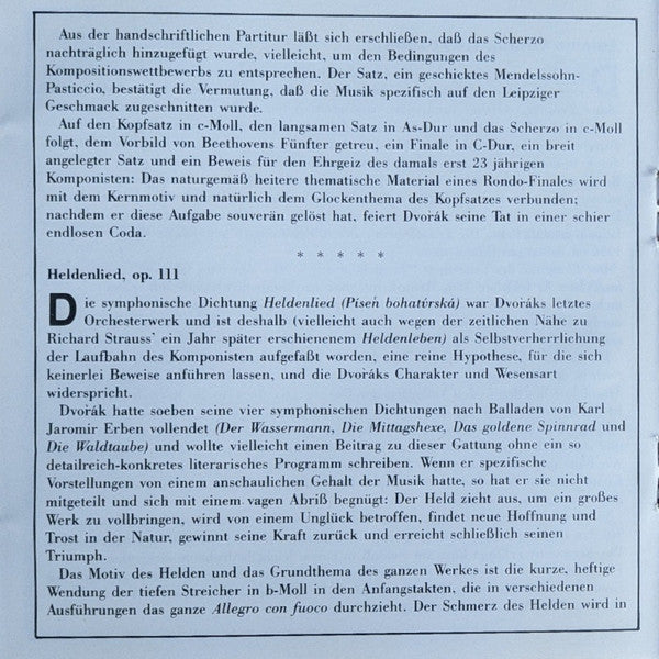 Symphony No. 1 ' The Bells Of Zlonice' - The Hero's Song Symphonic Poem Op. 111 (CD) | Near Mint (NM) Near Mint (NM)-