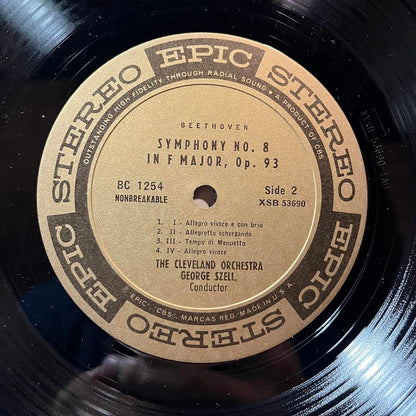 George Szell - Symphony No.4 In D Minor, Op.120 / Symphony No.8 In F Major, Op.93 (VINYL) | Near Mint (NM) Excellent+ (EX+)-