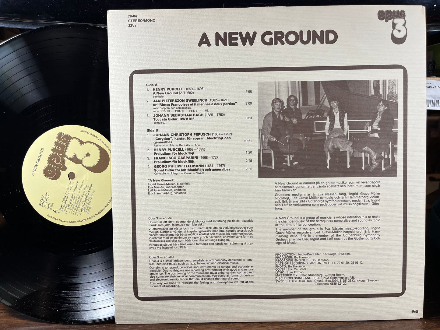 A New Ground - A New Ground (VINYL) | Near Mint (NM) Near Mint (NM)-
