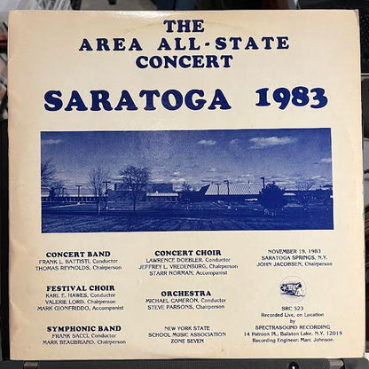 Various - The Area All-State Concert Saratoga 1983 (2xVINYL) | Near Mint (NM or M-) Very Good Plus (VG+)-