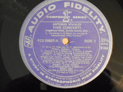 Antonio Vivaldi - Five Concerti | Near Mint (NM) Excellent (EX)-