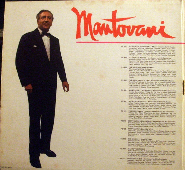 Mantovani And His Orchestra - From Monty, With Love | Near Mint (NM) Excellent (EX)-