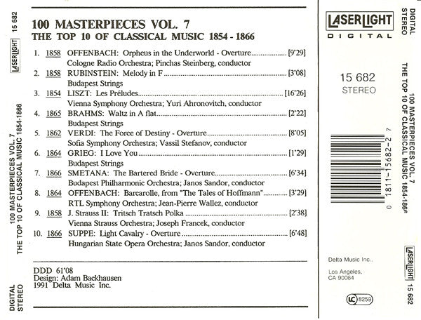 Various - The Top 100 Masterpieces Of Classical Music: 1685-1928 *10XCD BOX* | Near Mint (NM) Near Mint (NM)-