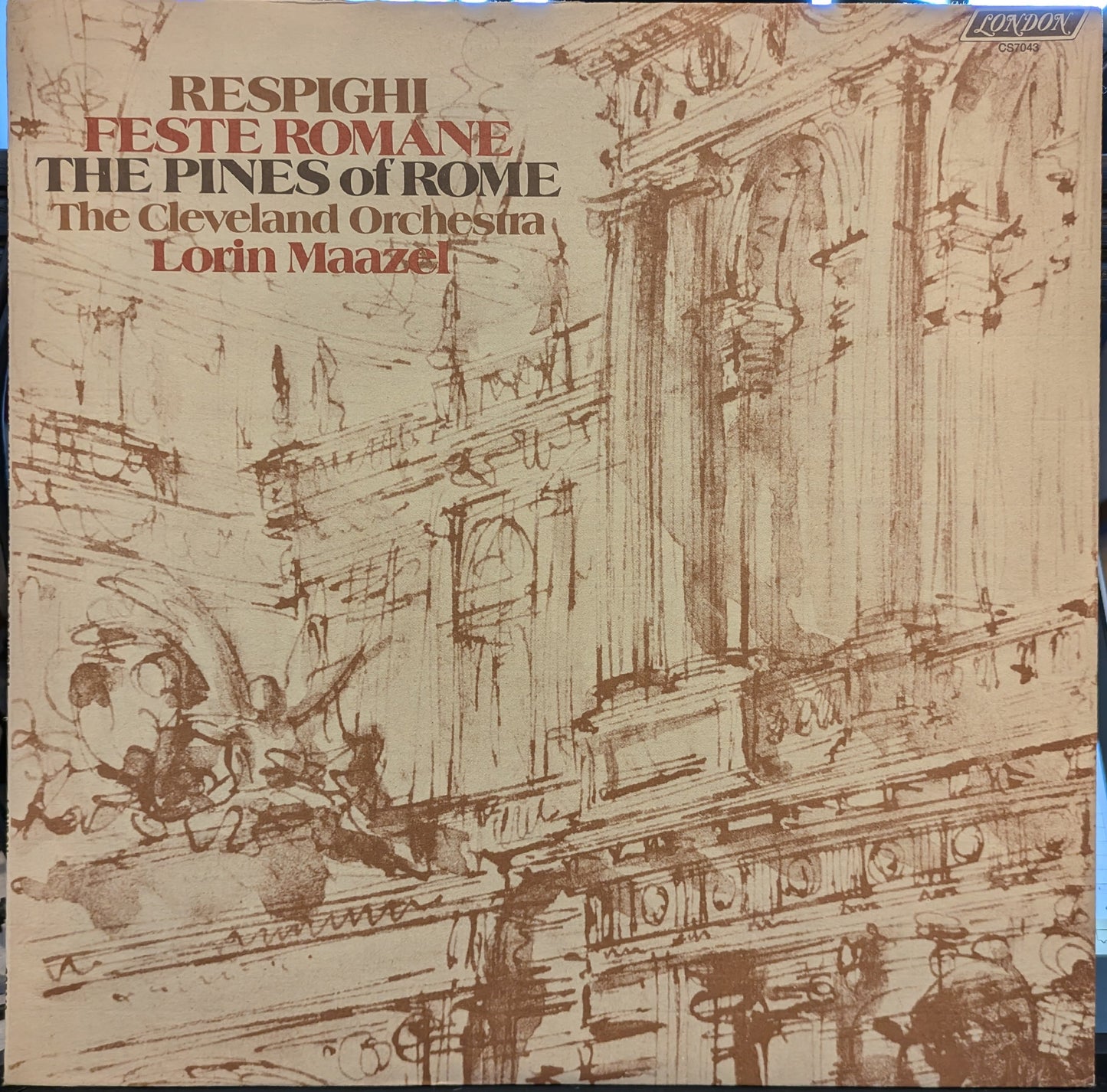 Ottorino Respighi - Feste Romane / The Pines Of Rome | Near Mint (NM) Excellent+ (EX+)-