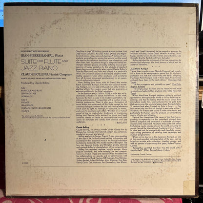 Jean-Pierre Rampal - Suite For Flute And Jazz Piano *TERRE HAUTE* | Near Mint (NM) Very Good Plus (VG+)-