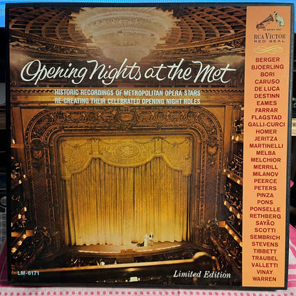 Various - Opening Nights At The Met *3XLP BOX/NUMBERED* | Near Mint (NM) Near Mint (NM)-