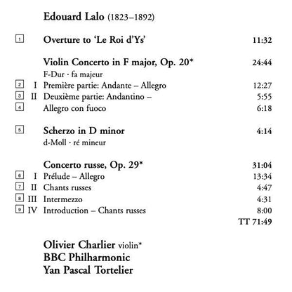 Édouard Lalo - Concerto Russe / Violin Concerto / Overture To 'Le Roi D'Ys' / Scherzo In D Minor (CD) | Near Mint (NM) Near Mint (NM)-
