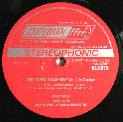 Anton Bruckner - Symphony No. 2 (VINYL) | Near Mint (NM) Near Mint (NM)-