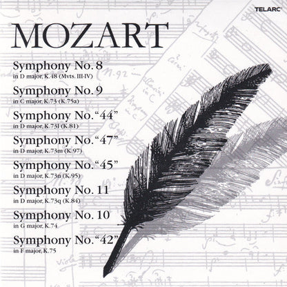Wolfgang Amadeus Mozart - The Symphonies (10x CD Telarc ‎– CD 80729) | USED Near Mint (NM or M-) Near Mint (NM)-