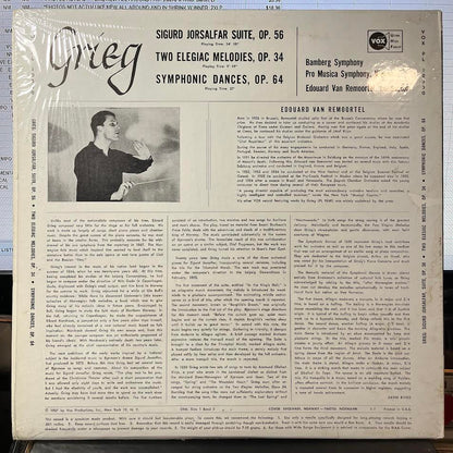 Edvard Grieg - Sigurd Jorsalfar Suite, Op. 56 | Two Elegiac Meolodies, Op. 34 | Symphonic Dances, Op. 64 (VINYL) | Near Mint (NM) Near Mint (NM)-
