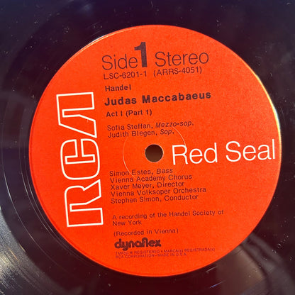 Georg Friedrich Händel - Judas Maccabaeus *BOX* | Near Mint (NM) Very Good Plus (VG+)-