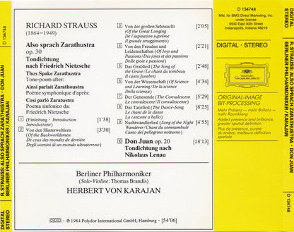 Richard Strauss - Also Sprach Zarathustra = Ainsi Parlait Zarathoustra • Don Juan (CD) | Near Mint (NM) Near Mint (NM)-