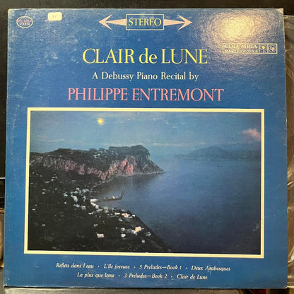 Claude Debussy - Clair De Lune (A Debussy Piano Recital By Philippe Entremont) (VINYL) | Near Mint (NM) Excellent+ (EX+)-