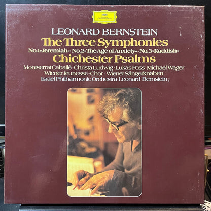Leonard Bernstein - The Three Symphonies - Chichester Psalms (3xVINYL BOX) | Near Mint (NM) Excellent+ (EX+)-