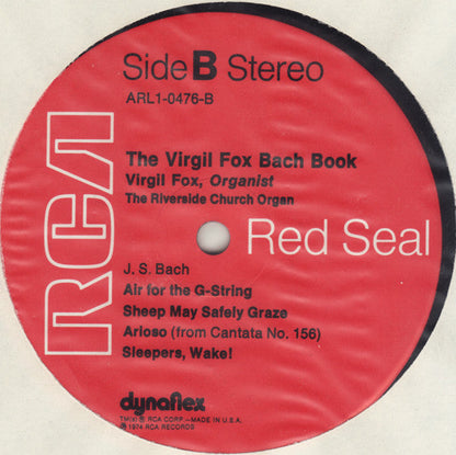 Virgil Fox - The Virgil Fox Bach Book | Near Mint (NM) Near Mint (NM)-