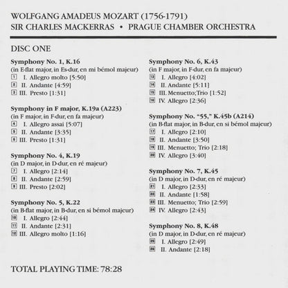 Wolfgang Amadeus Mozart - The Symphonies (10x CD Telarc ‎– CD 80729) | USED Near Mint (NM or M-) Near Mint (NM)-