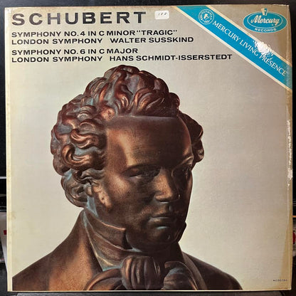 Walter Susskind - Schubert: Symphony No. 4 & 6 (VINYL) | Near Mint (NM or M-) Very Good Plus (VG+)-