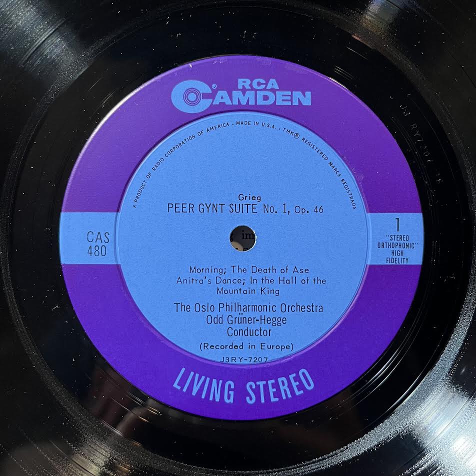 Edvard Grieg - Peer Gynt Suites, Nos. 1 And 2 (VINYL) | Near Mint (NM) Excellent+ (EX+)-