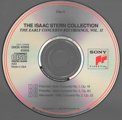 Isaac Stern - The Early Concerto Recordings, Vol. 2 (3xCD) | Near Mint (NM) Near Mint (NM)-