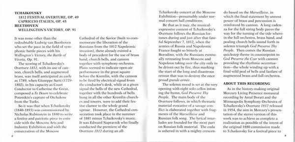 Pyotr Ilyich Tchaikovsky - 1812 Festival Overture, Op. 49 - Capriccio Italien - Wellington's Victory (CD) | Near Mint (NM) Near Mint (NM)-