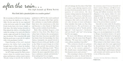 Erik Satie - After The Rain... The Soft Sounds Of Erik Satie (CD) | Near Mint (NM) Near Mint (NM)-